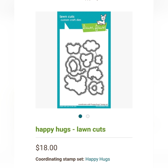 Lawn Fawn Happy Hugs Stamp and Die Set Bundle - Picture 4 of 5